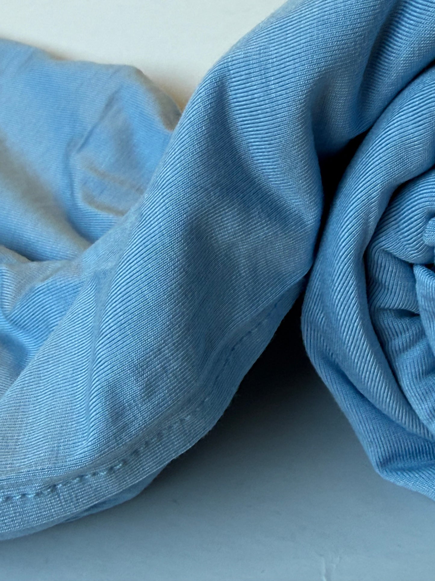 Bambus Jersey in Baby Blau