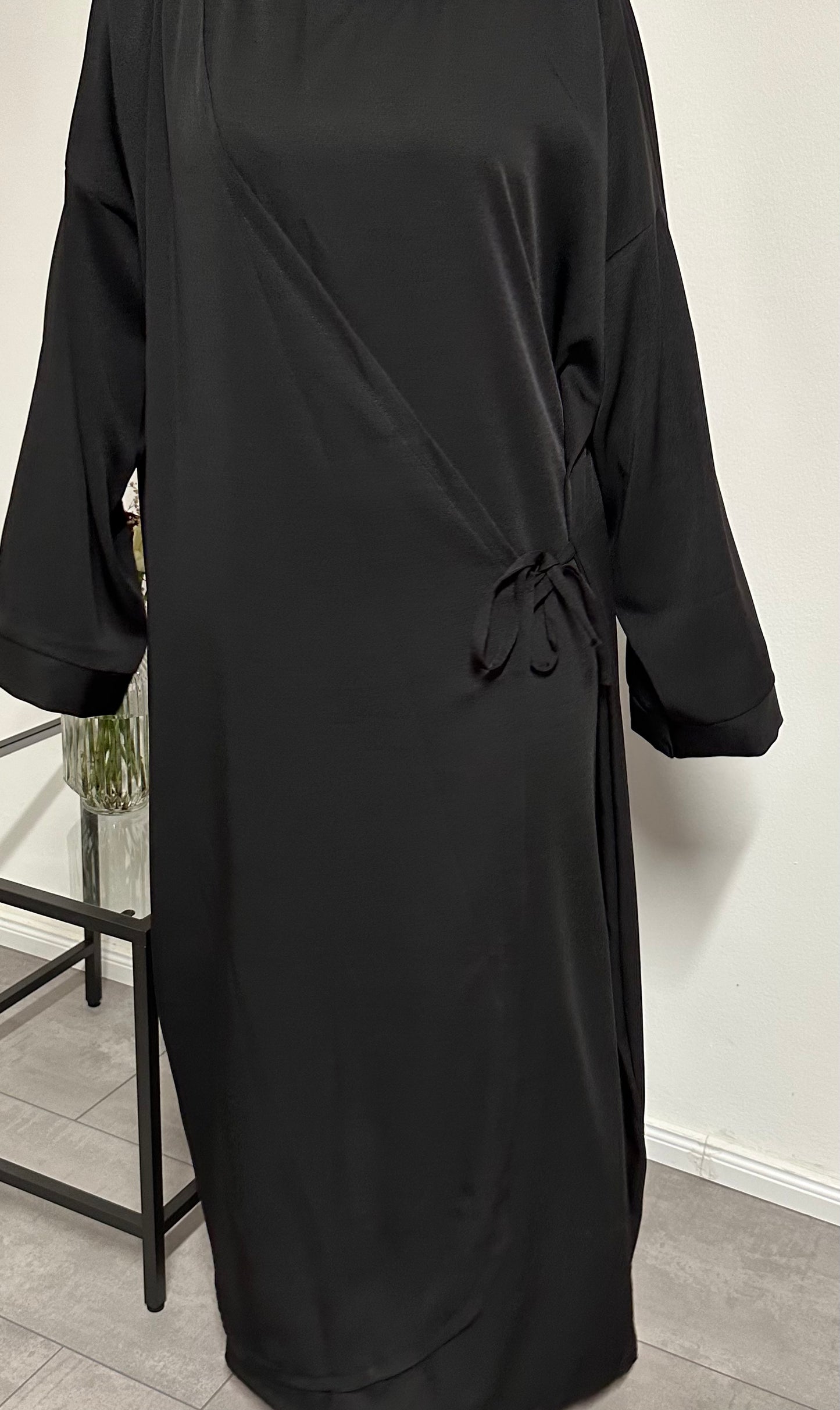 Kimono Abaya in rot, schwarz, light beige, sand and grey blue