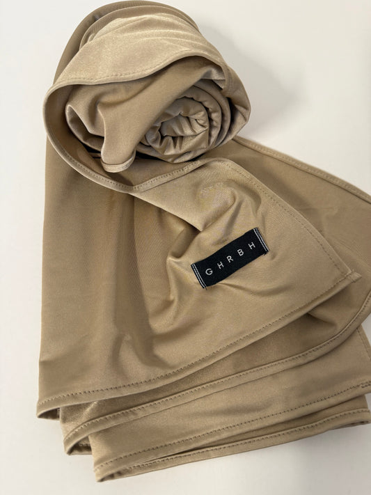 Premium Jersey Hijab in sand
