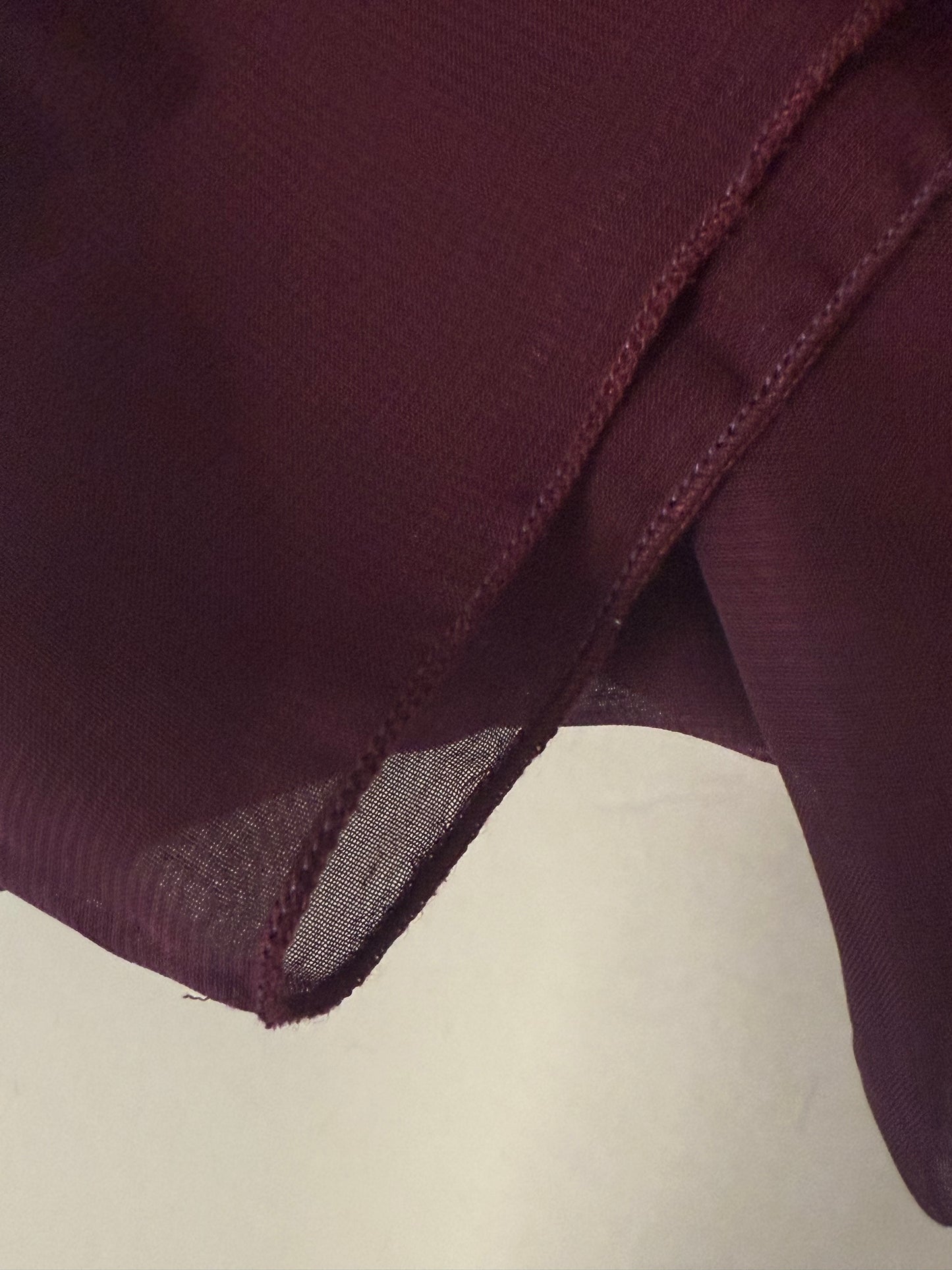 Crêpe Hijab in Lila XL
