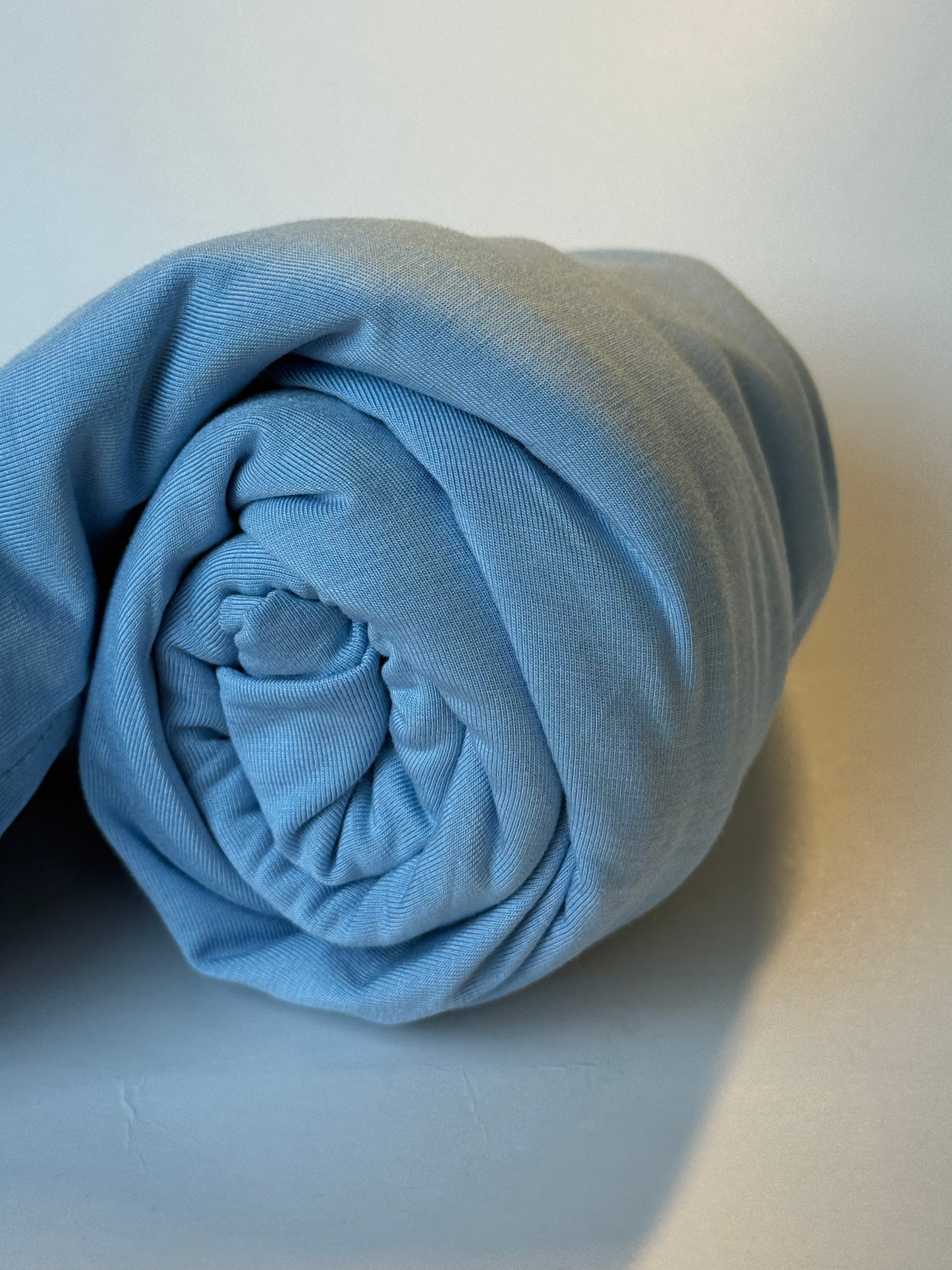 Bambus Jersey in Baby Blau
